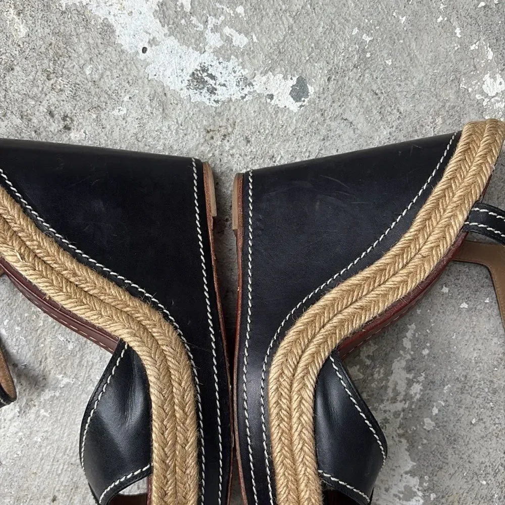 Christian Louboutin wedge rope platforms